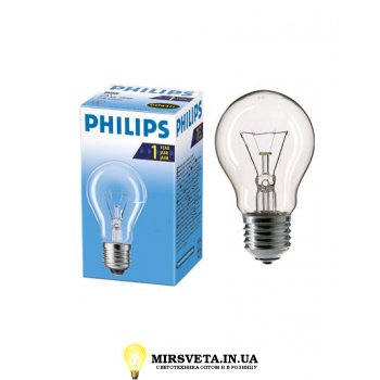 Лампа накаливания ЛОН 40Вт 220В Е27 Stan 40W E27 230V A55 Philips
