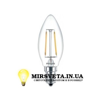 Лампа светодиодная 2,3Вт LED Fila 2.3-25W E14 WW B35 ND 1CT APR