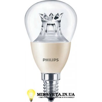 Лампа светодиодная 6Вт MAS LEDlustre DT 6-40W E14 P48 CL PHILIPS