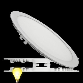 Светильник светодиодный встраиваемый (даунлайт)ЛЕД ДЕЛЬТА 18 Вт/840-020, 225 мм 